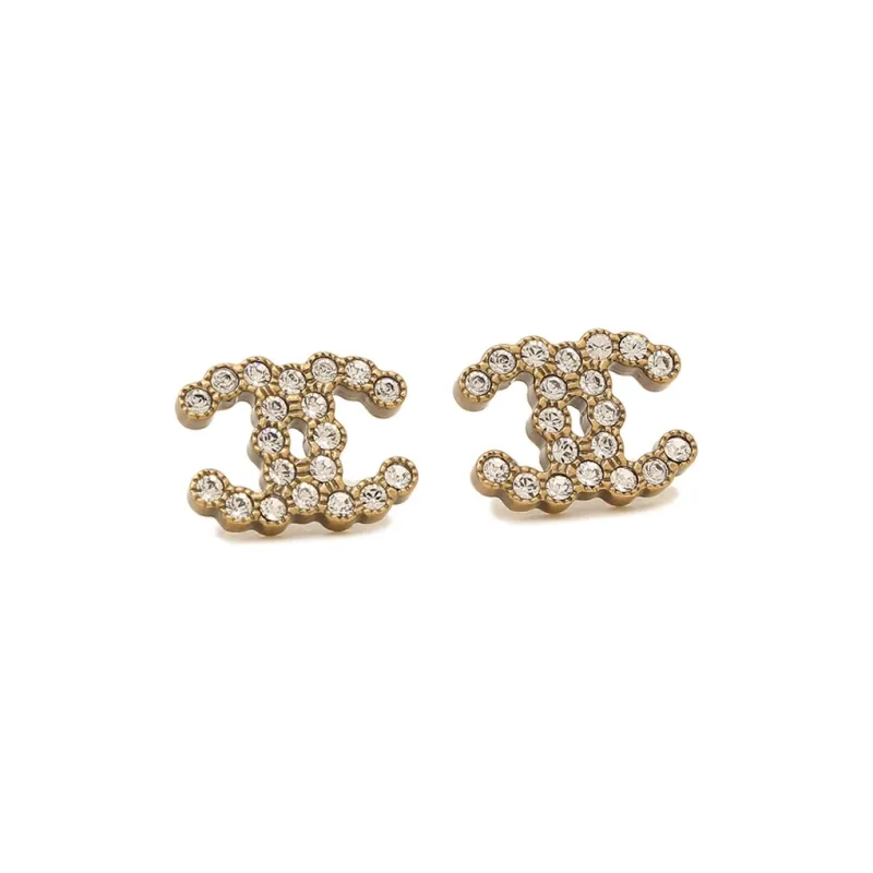 CHANEL Stud Earrings Women's-1
