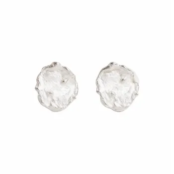 M.Wong 925 Sterling Silver Stud Earrings Unisex