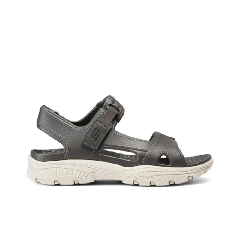 Skechers Cushioning, Slip Resistant, And Abrasion Resistant Low Top Casual Shoes Men's Charcoal Gray-1