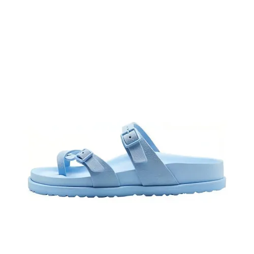 Birkenstock Slide Slippers Women's Pink Blue
