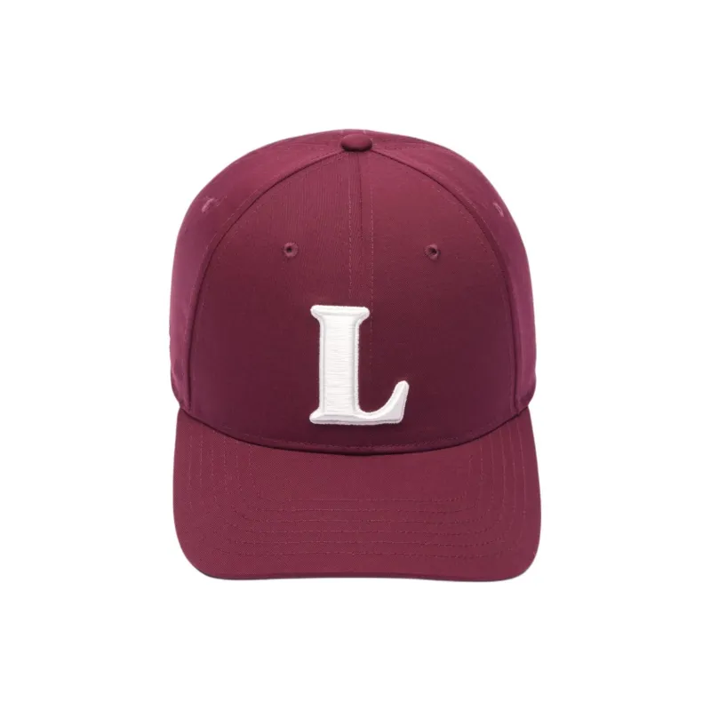 LACOSTE Polyester Cotton Baseball Caps Unisex Burgundy-0