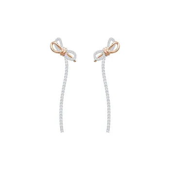 Swarovski Faux Crystal Stone Stud Earrings Women's