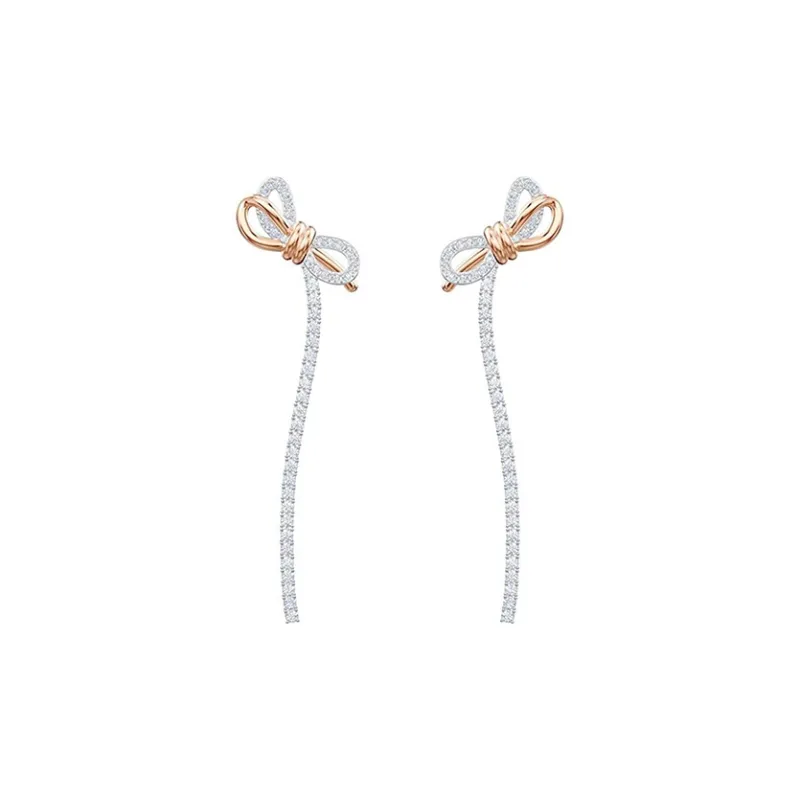Swarovski Faux Crystal Stone Stud Earrings Women's-0