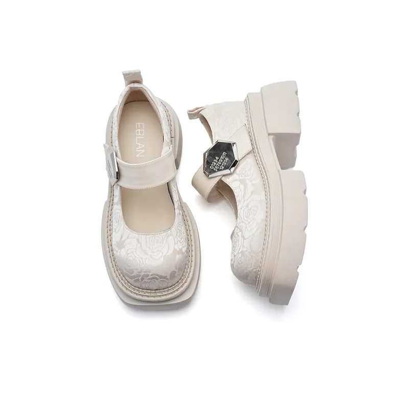 EBLAN Loafers Women's Beige-3