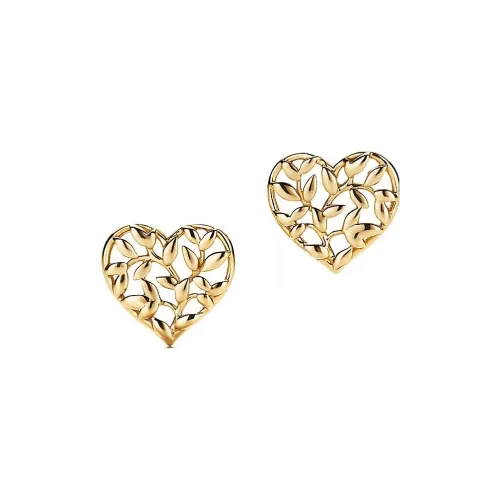 TIFFANY & CO. Paloma Picasso Stud Earrings Women's Gold