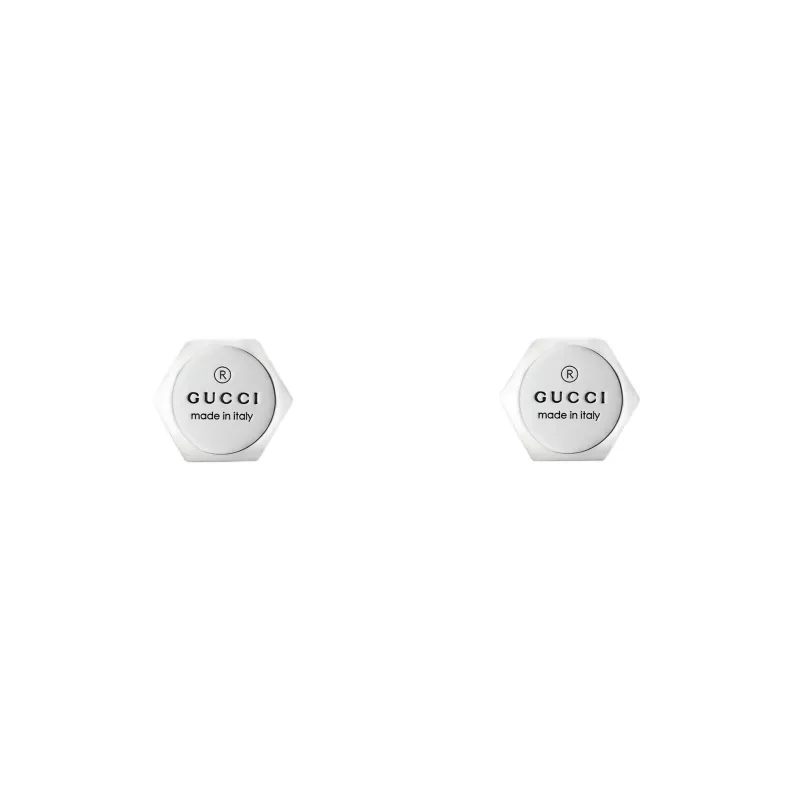 GUCCI 925 Sterling Silver Stud Earrings Women's Silver-0