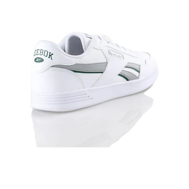 Reebok Wear Resistant Slip Resistant Low Top Skateboard Shoes Unisex White Gray-3