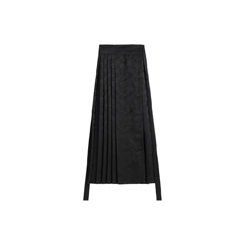 TCH Casual Long Skirts Women's Black-1
