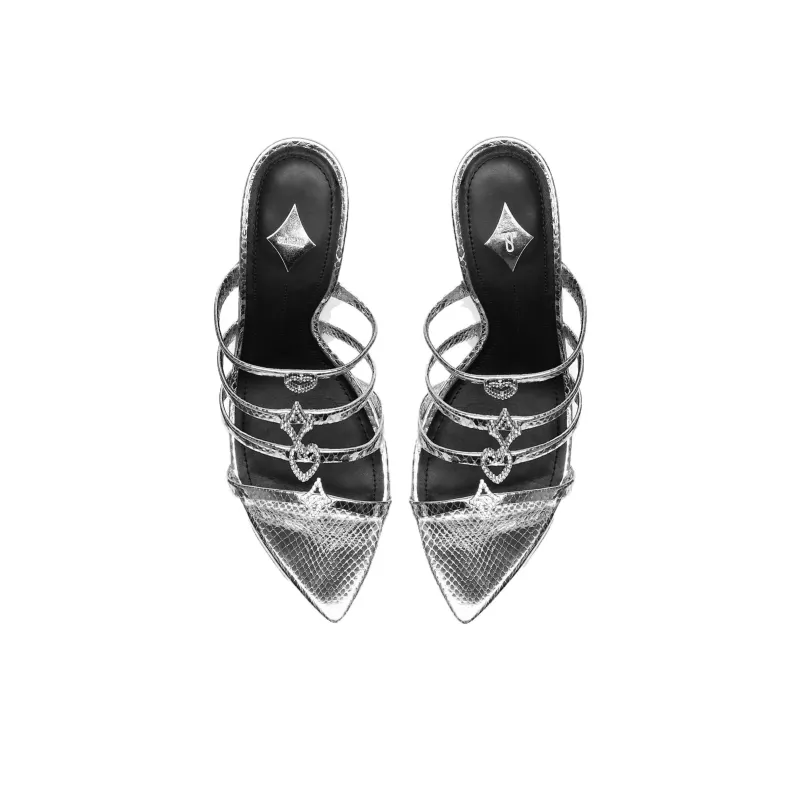Staccato Poker Card Miss Roman Sandals Women's-7