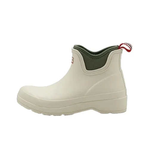 HUNTER Rain Boots Women's White