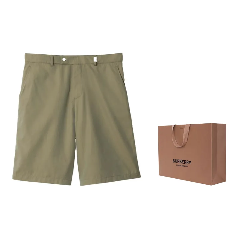 Burberry SS24 Casual Shorts Men's Green-2