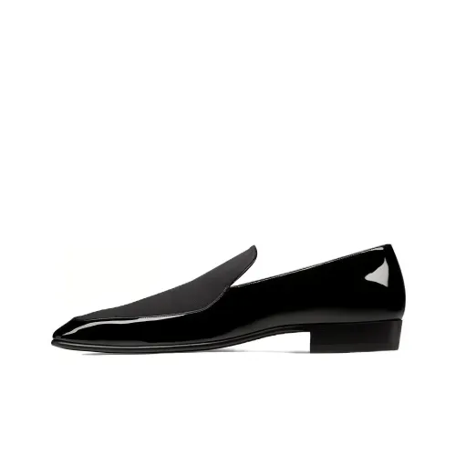 SAINT LAURENT Clown 20 Leather Loafers