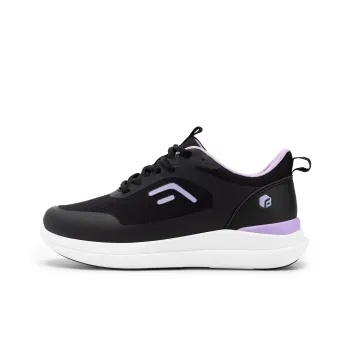 Fitville Training Shoes Women's Low Top Black Purple/Gray Pink