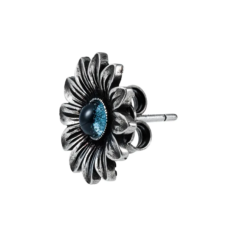 GUCCI 925 Sterling Silver Stud Earrings Women's Silver-1
