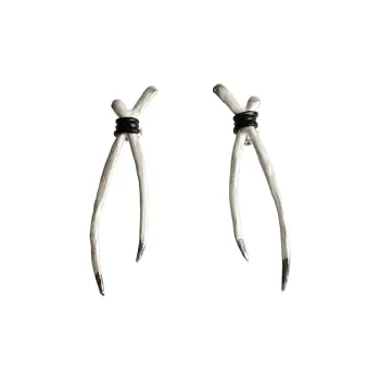 M.Wong Stud Earrings Unisex