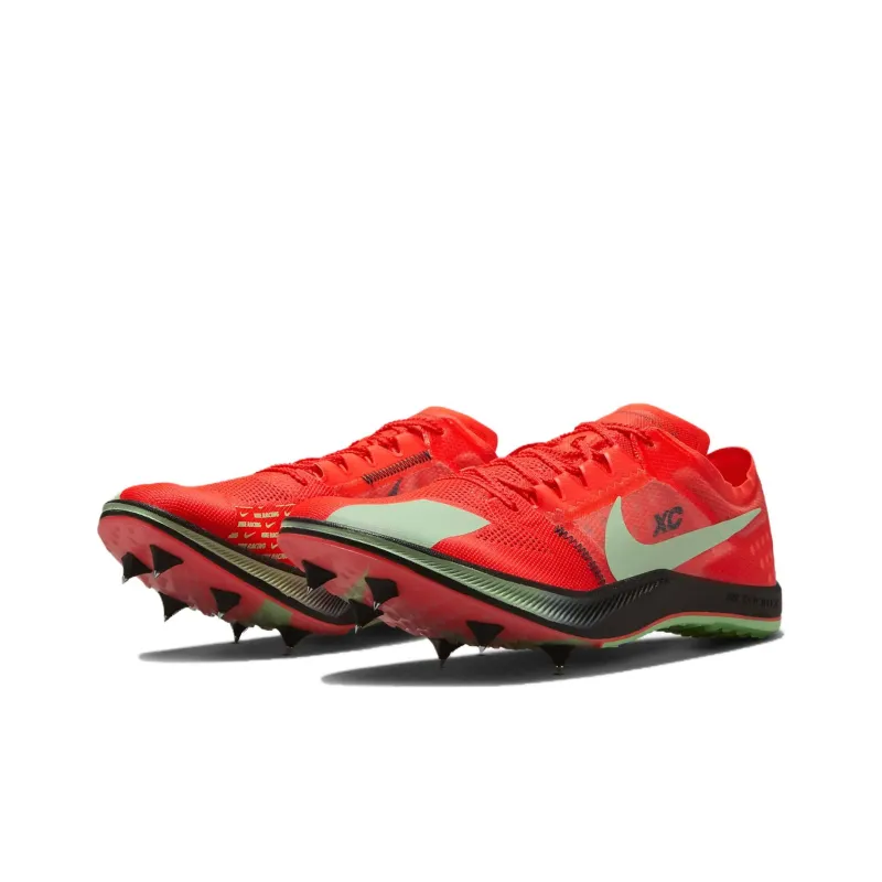 Nike Zoomx Dragonfly Cushioning Wear Resistant Low Top Trail Running Running Shoes Unisex Red Cyan-2