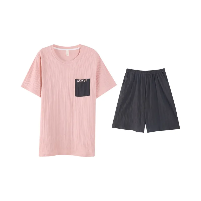 CHUDUAN Pajama Set Men's Rose Brown-0