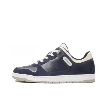 COACH Low Top Skateboard Shoes Men's Marine Blue