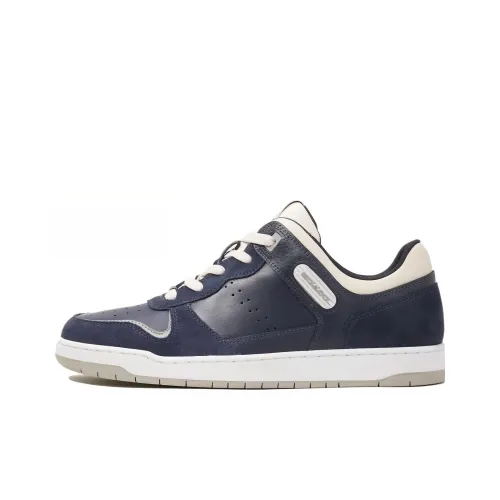 COACH Low Top Skateboard Shoes Men's Marine Blue