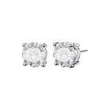 4mm White Gold Moissanite