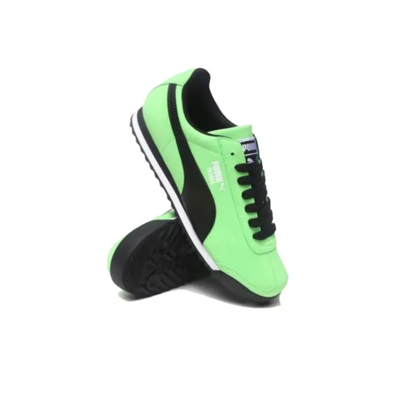 PUMA Roma Sl Nbk 2 Fluro Green-3