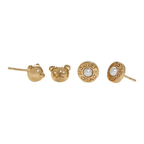 COACH Stud Earrings Women's Gold