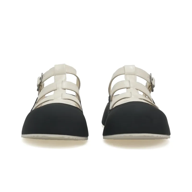 CORINNA DI MARSALA Closed Toe Slippers 4.5cm Women's-5