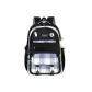 Black Large Size for Grades 3-9 (+Fur Ball)+3D Pencil Case