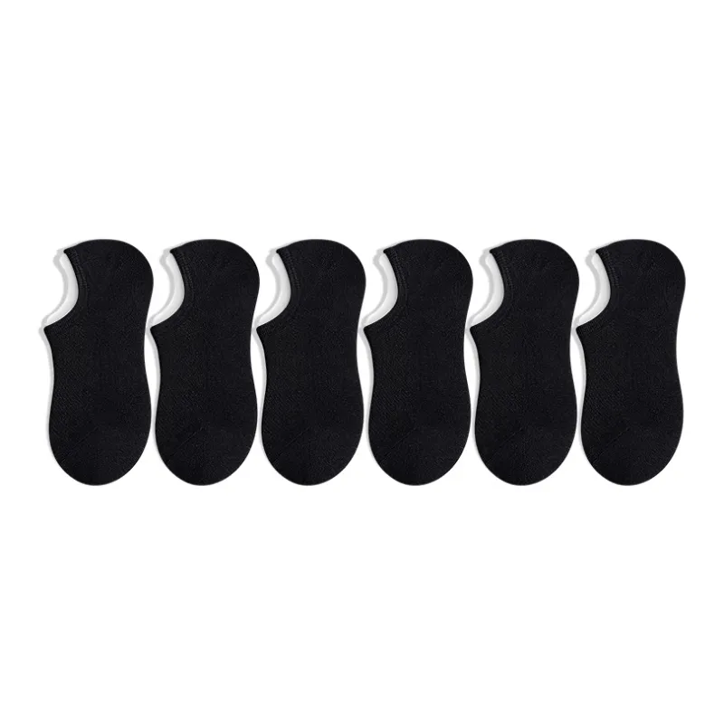 Moremoli No Show Socks Men's Mixed 6 Pack-3