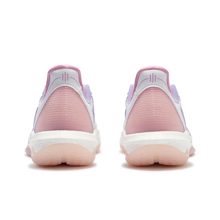 361° BIG3 4.0 Quick Pro Basketball Shoes Men Low Top 361 Degrees White/Digital Lavender-3
