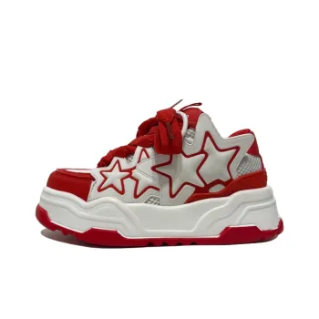 XLAIII Cushioned Slip-Resistant Low-Top Chunky Sneakers Unisex