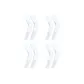 White Bandeau (4 Pairs)
