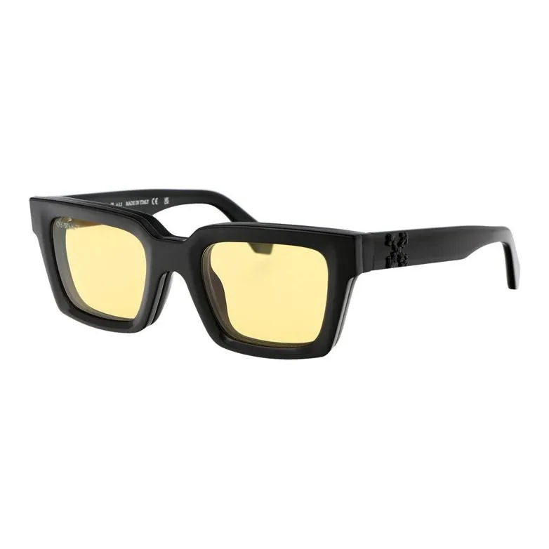 OFF WHITE Square frame Clip on Glasses-1