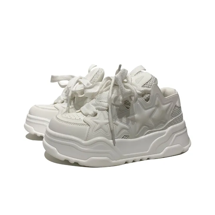 XLAIII Cushioned Slip-Resistant Low-Top Chunky Sneakers Unisex-1
