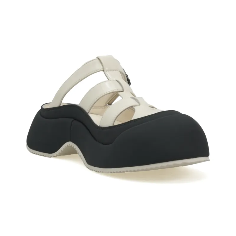 CORINNA DI MARSALA Closed Toe Slippers 4.5cm Women's-4