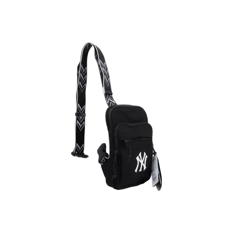 MLB Canvas Canvas Bag Cell Phone Pouch Crossbody Bag Regular Unisex Black-4