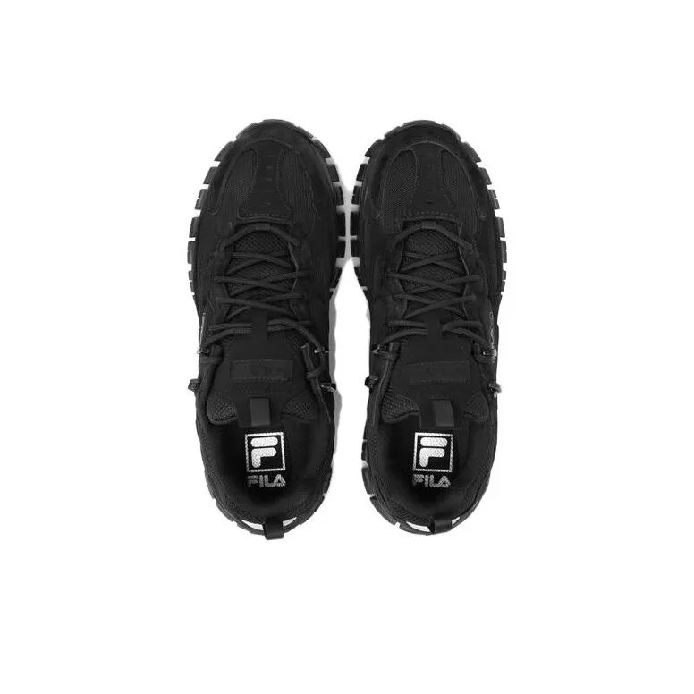 FILA Twine Ma Low Top Casual Shoes Unisex Black-6