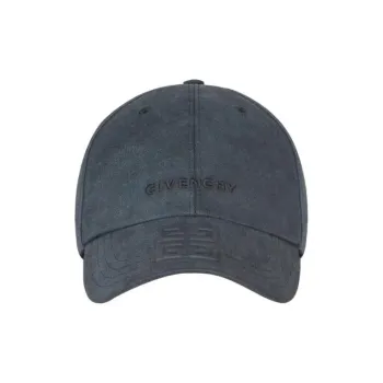 GIVENCHY Cotton Elastane Fiber Baseball Caps Men's Blue