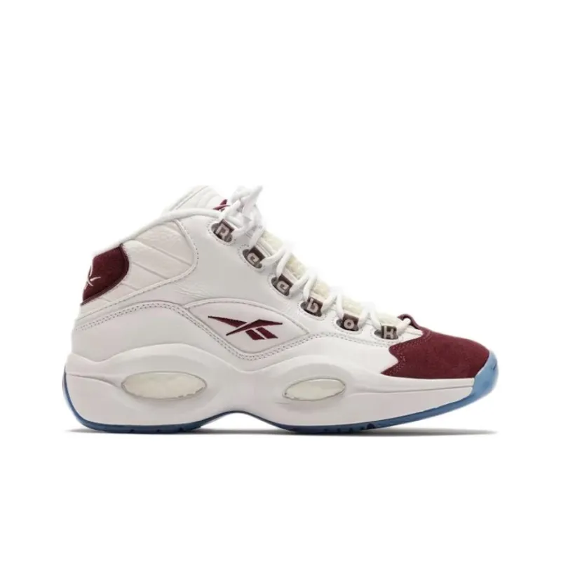 Reebok Question Mid Packer Shoes Burgundy-1