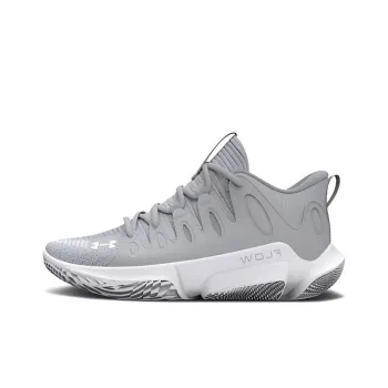 Under Armour Flow Breakthru Shock Absorbers With Slip Resistant Features Low Top Basketball Shoes Women's Gray