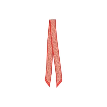 GIVENCHY Silk Scarves Women's Red