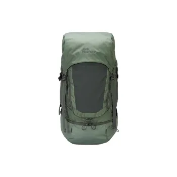 Jack Wolfskin Polyamide With Polyester Outdoor Hiking Bag Backpack Women's Fence Green