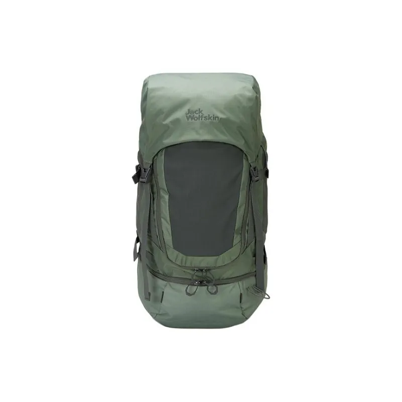 Jack Wolfskin Polyamide With Polyester Outdoor Hiking Bag Backpack Women's Fence Green-0