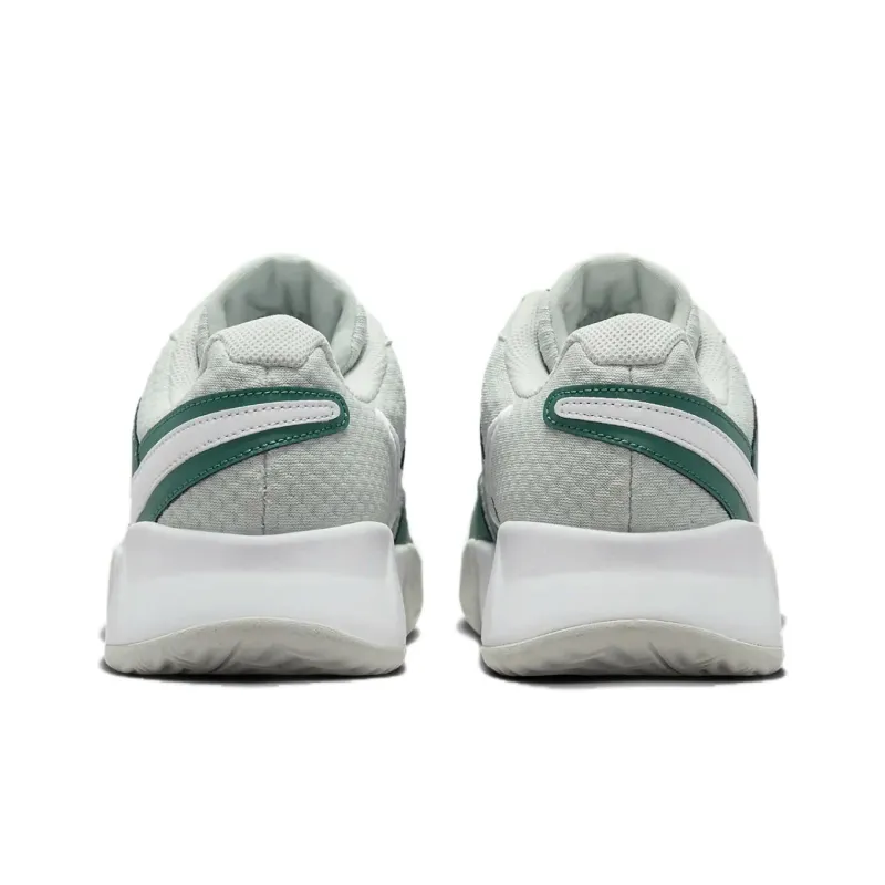 Nike Court Lite 4 Cushioning Wear Resistant Low Top Tennis Shoes Women's White Green-4