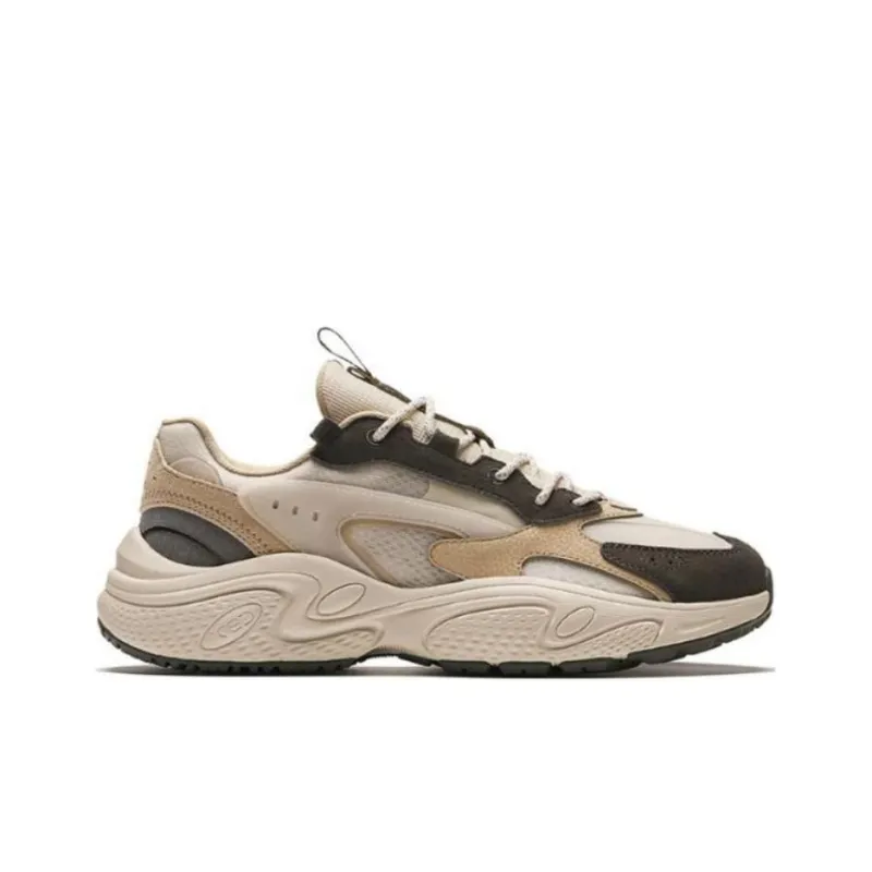 Anta Cushioning, Wear Resistant Low Top Casual Shoes Men's Brown Black-1