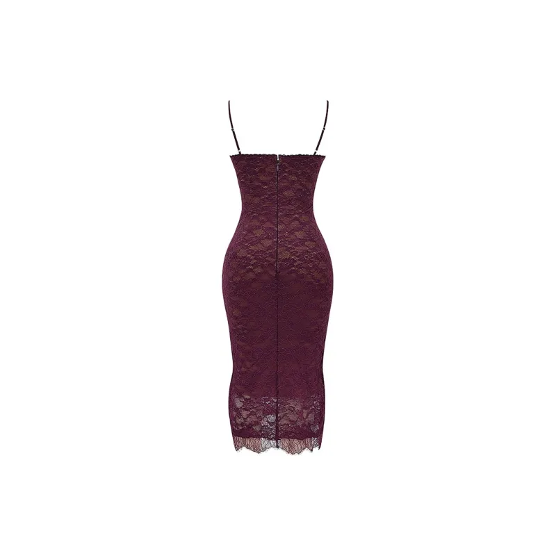 HOUSE OF CB MELINA Slip Dress Women's MULBERRY/Mulberry-1