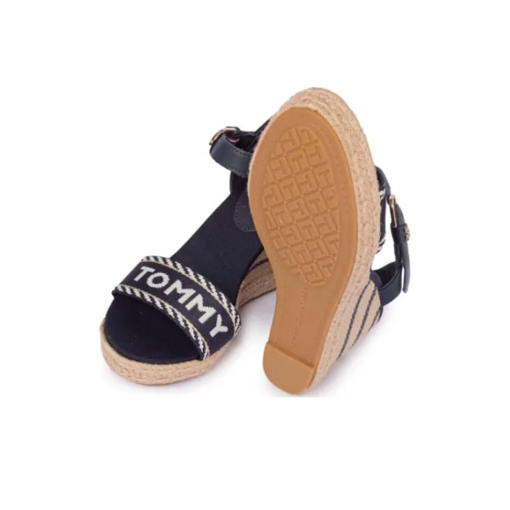 Tommy Hilfiger Strap-detail Leather Espadrilles-4