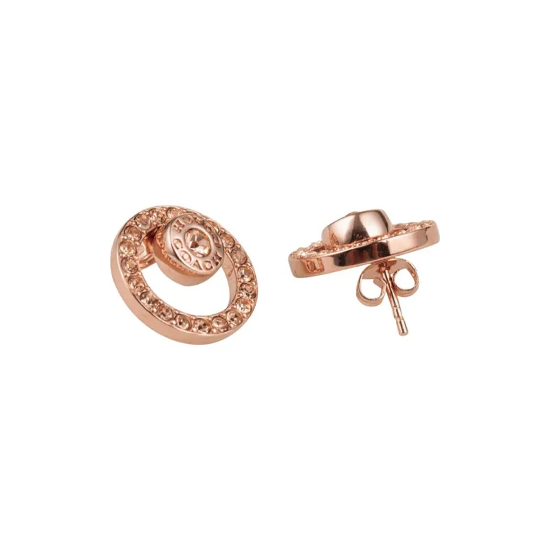 COACH Metal Stud Earrings Women's-1