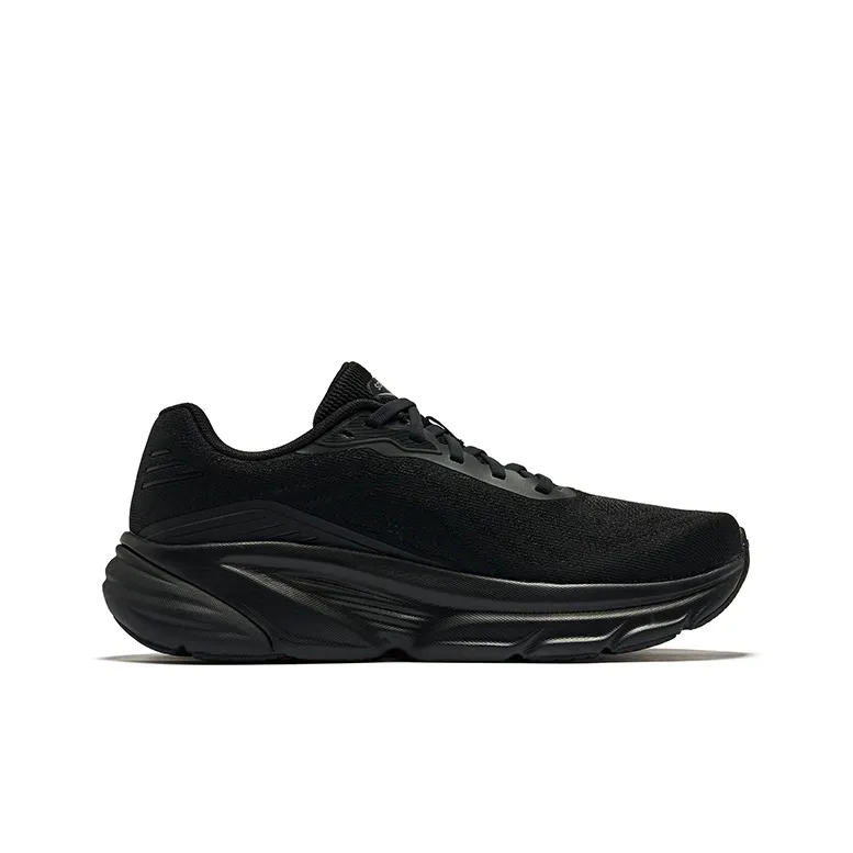 Saucony GUARD Cushioned Slip-Resistant Abrasion-Resistant Breathable Low-Top Running Shoes Unisex Black Silver-1