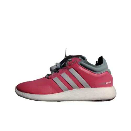 Adidas Rocket Boost Anti Slip Wear Resistant Low Top Running Shoes Women's Red